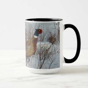 Taza Faisán Anillo-necked B23 en nieve
