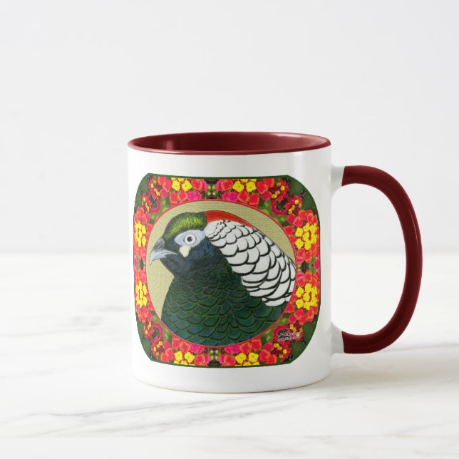 Taza Faisán y flores de Amherst (Derecha)