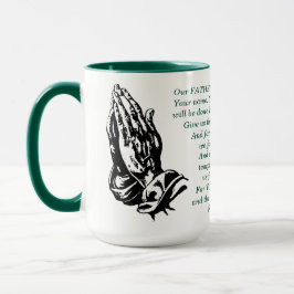 Taza Faith Coffee Mug - La Escritura de Oración del Señ