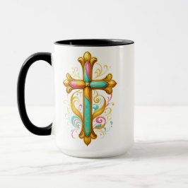 Taza Faith Cross 