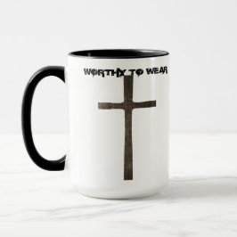 Taza Faith Cross Armor - Vale La Pena Usar