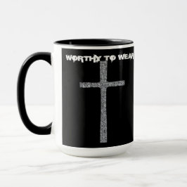 Taza Faith Cross Silver - Vale la pena usar