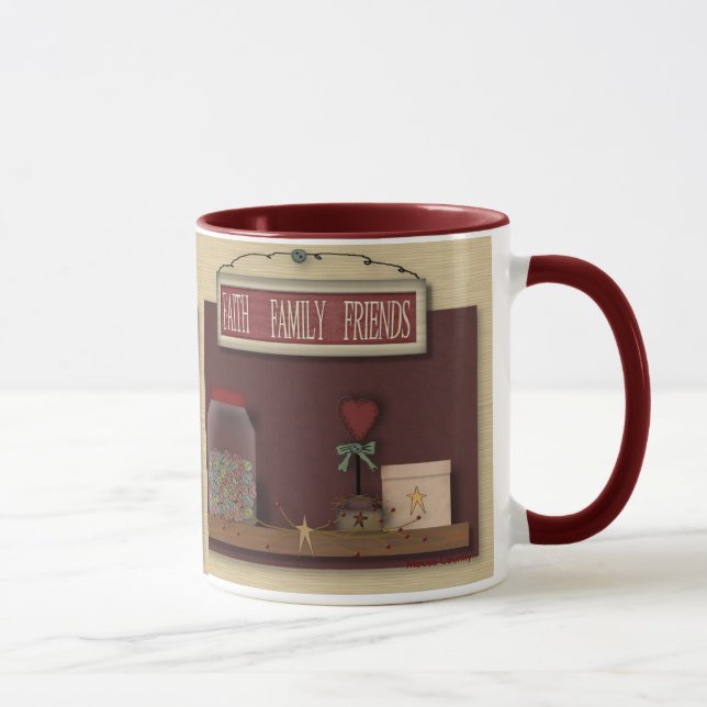 Taza Faith Family Friends Mug (Derecha)