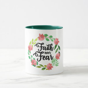Taza Faith Over Fear Combo Mug