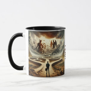 Taza Faith Over Fear - Surreal Landscape Coffee Mug