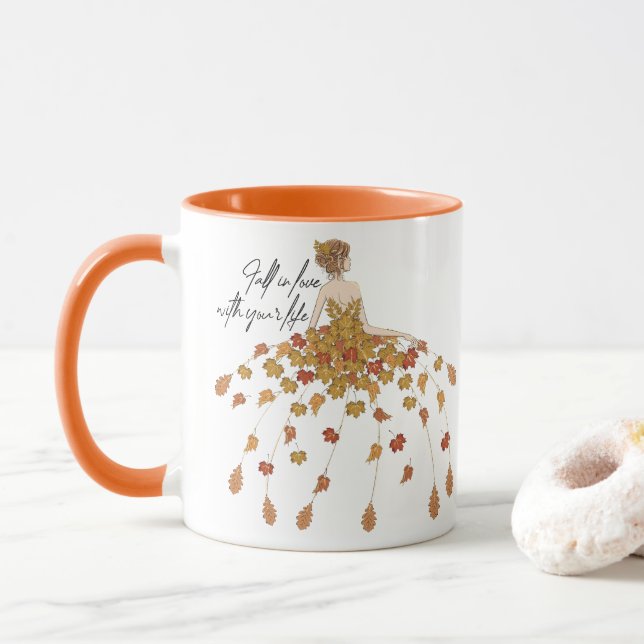 Taza Fall in Love with Your Life (Con donut)