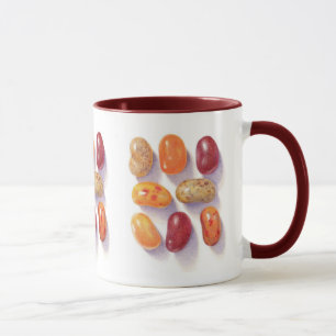 Taza FALL JELLY BEANS Maroon Combo Mug