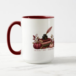 Taza Fall Teacher Mug | Dark Academia Mindful Teacher G