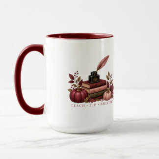 Taza Fall Teacher Mug | Dark Academia Mindful Teacher G