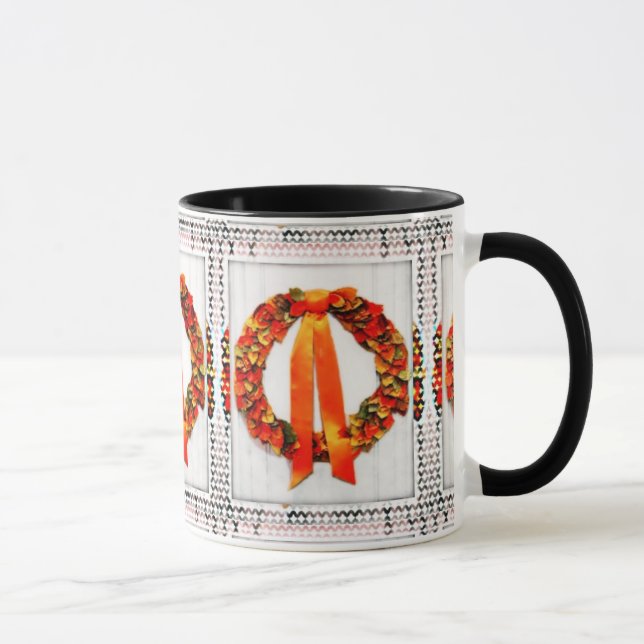 Taza Fall Wreath (Derecha)