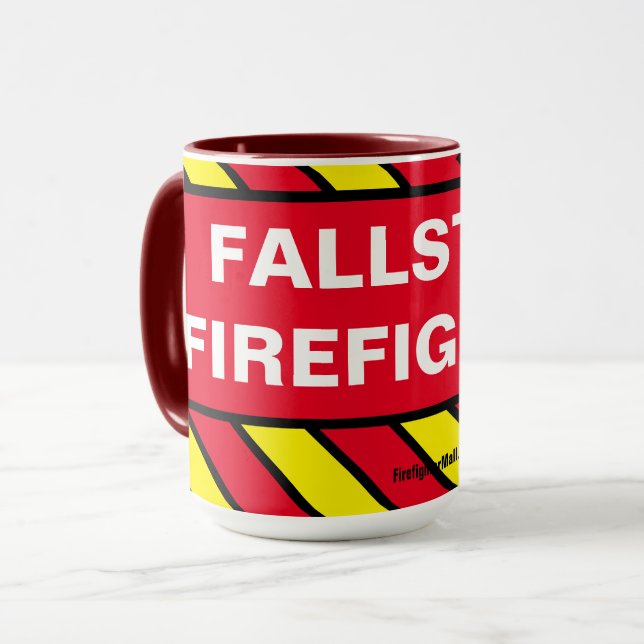 TAZA FALLSTON FIREFIGHTER MUG (Anverso izquierdo)