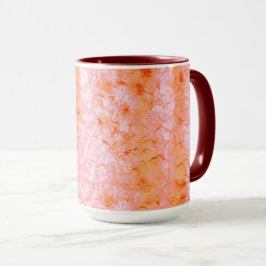 Taza Falsa pele de salmão, com partes clareadas