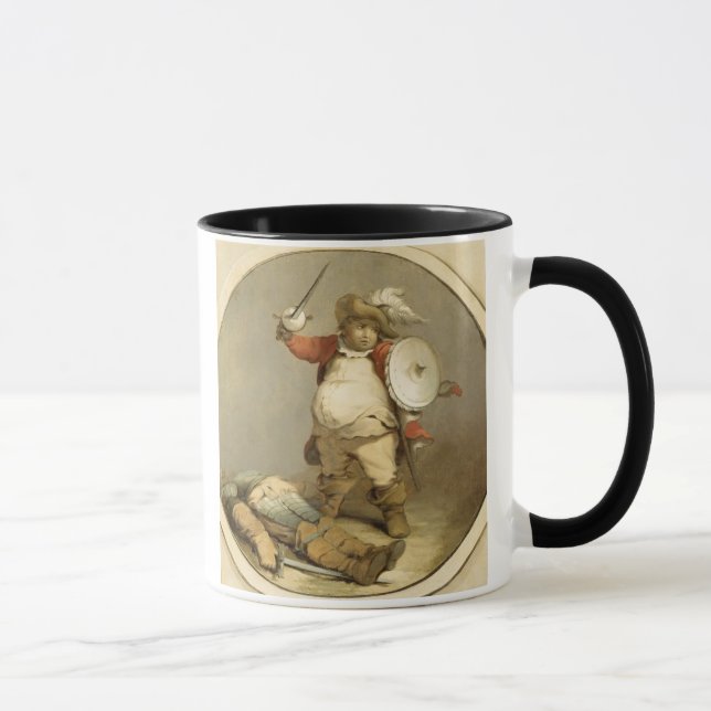 Taza Falstaff con el cuerpo de Hotspur, c.1786 (aceite (Derecha)