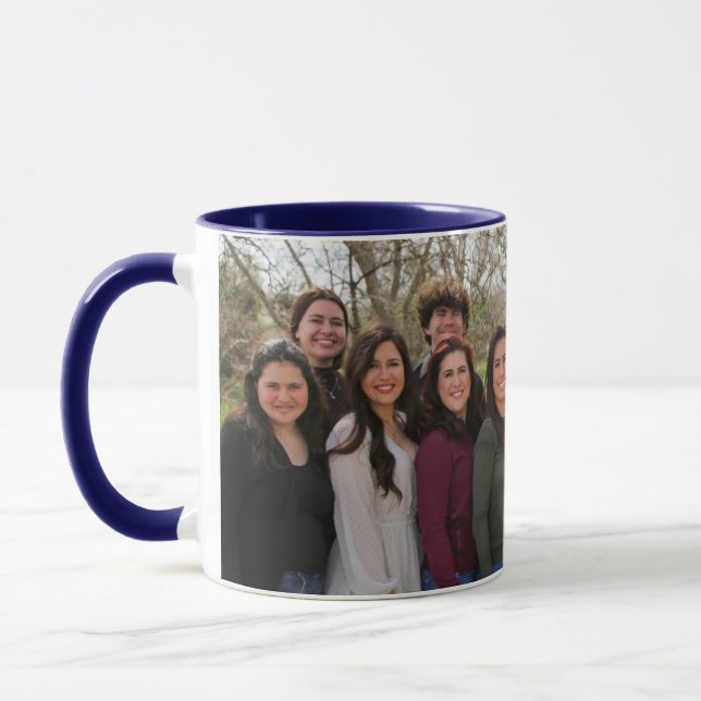 Taza Familia 2 Personalizado de fotos Mezcla de fotos d (Izquierda)