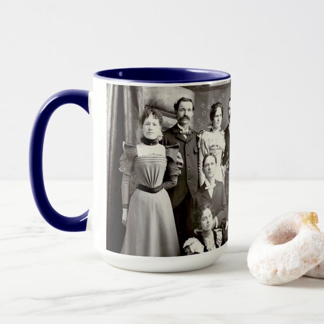 Taza Familia Blanca 1897 (Con donut)