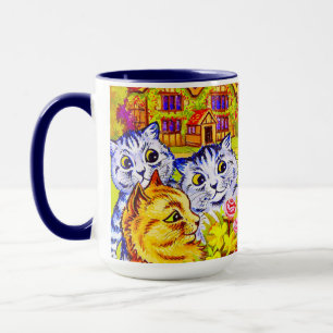 Taza Familia Cat en el Jardín