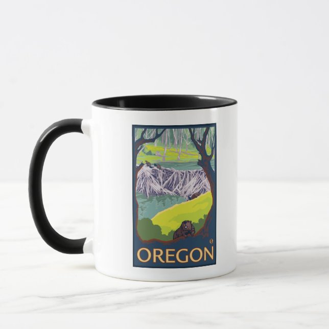 Taza Familia de Beavers (Izquierda)