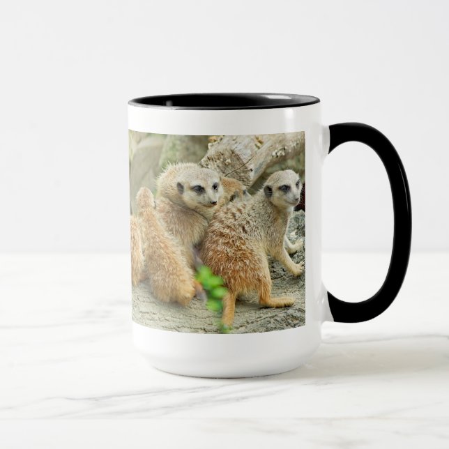 Taza Familia de meerkats - Mug (Derecha)