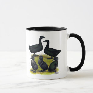 Taza Familia de patos Cayuga