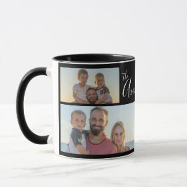 Taza Familia Monograma Cuatro fotos Kee personalizado