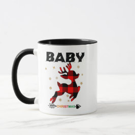Taza Familia Navidad coincide con bebé reno pijama