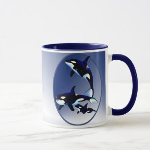 Taza Familia Oval_Mugs de la orca