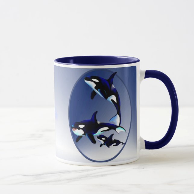 Taza Familia Oval_Mugs de la orca (Derecha)