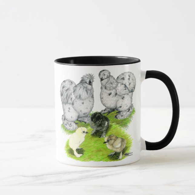 Taza Familia Silkie Bantam Splash (Derecha)