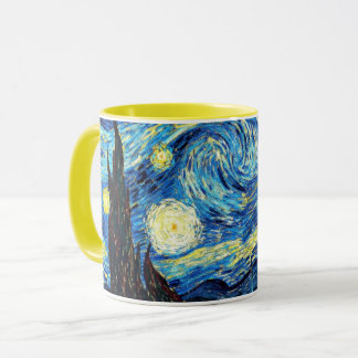 Taza Famoso cuadro de Van Gogh, Noche Starry