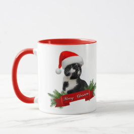 Taza Famoso Gato Sarcástico Amigos Navidades Gorras Mug
