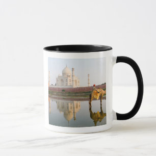 Taza Famoso templo Taj Mahal sitio de entierro en