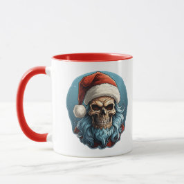 Taza Famosos Navidades de Santa Skull Noches divertidas