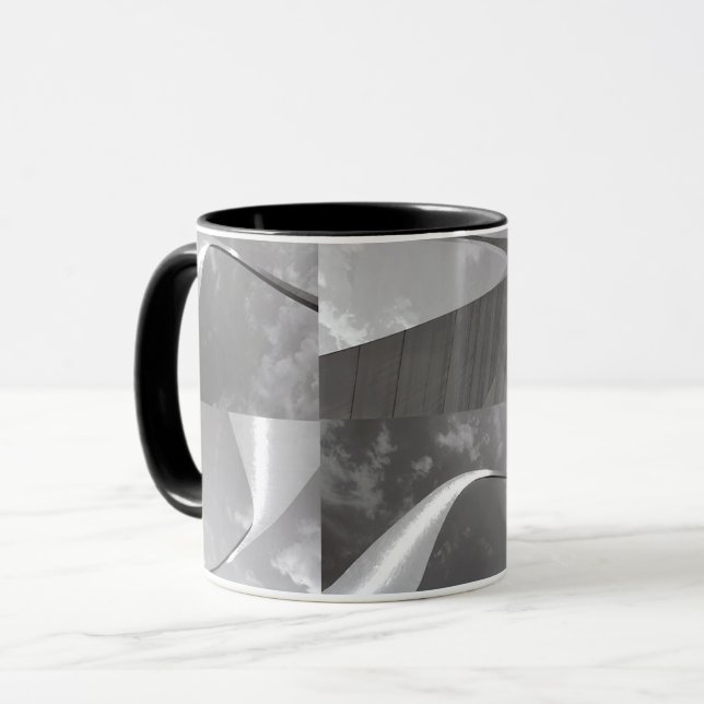 Taza Famous Gateway Arch Black, White & Gray  (Anverso izquierdo)