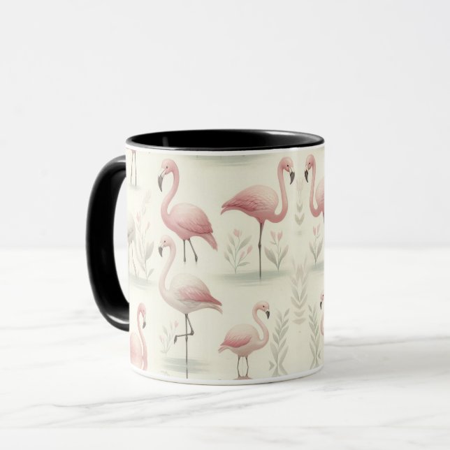 Taza Fancy Flamingo (Anverso izquierdo)
