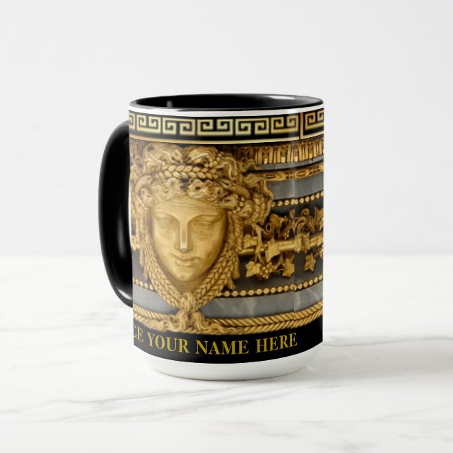 Taza Fancy French Ormolu Personalizado Gift (Anverso izquierdo)