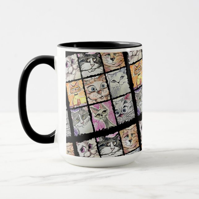 Taza fango de gato loco (Izquierda)