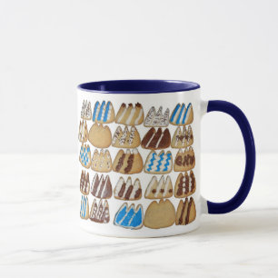 Taza Fango del café con las galletas cocidas