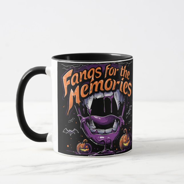 Taza Fangs para los Recuerdos | ExDesigner | Halloween (Izquierda)