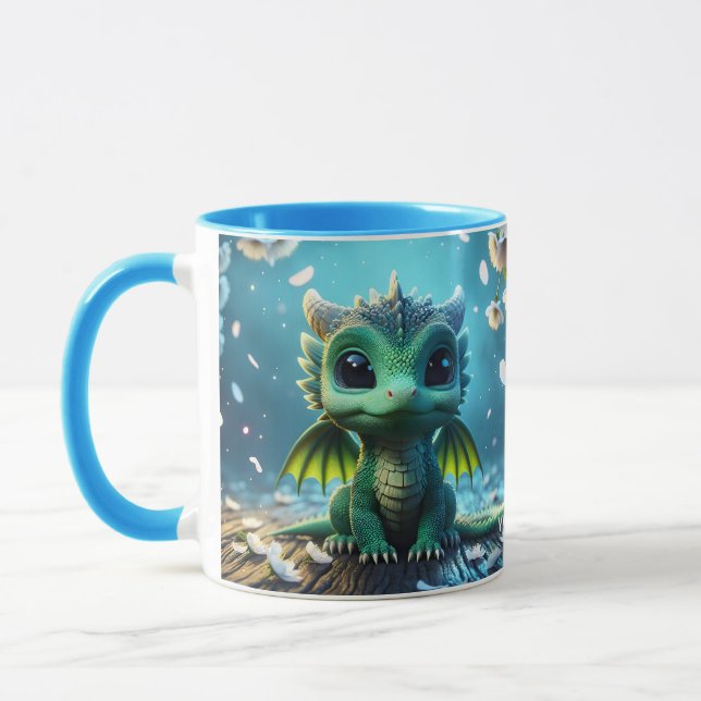 Taza Fantasía Bebé Dragón Cuerdo Sakura (Izquierda)