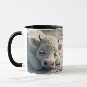 Taza Fantasía: Bebé, vaca, dormido