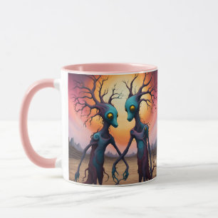 Taza Fantasía Cuidar Dos Criaturas Amar