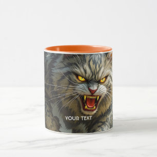 Taza Fantasía Cute Rocks Gato Enfadado