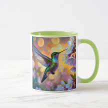 Fantasía de flor de cerezo Colibrí