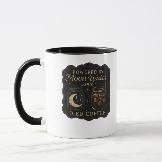 Taza Fantasía de Whimsigoa - Bosques místicos, lunas y  (Izquierda)