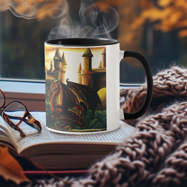 Taza Fantasía del Castillo del Dragón Rojo (Subido por el creador)