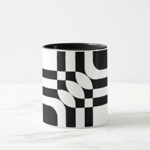 Taza Fantasía en blanco y negro