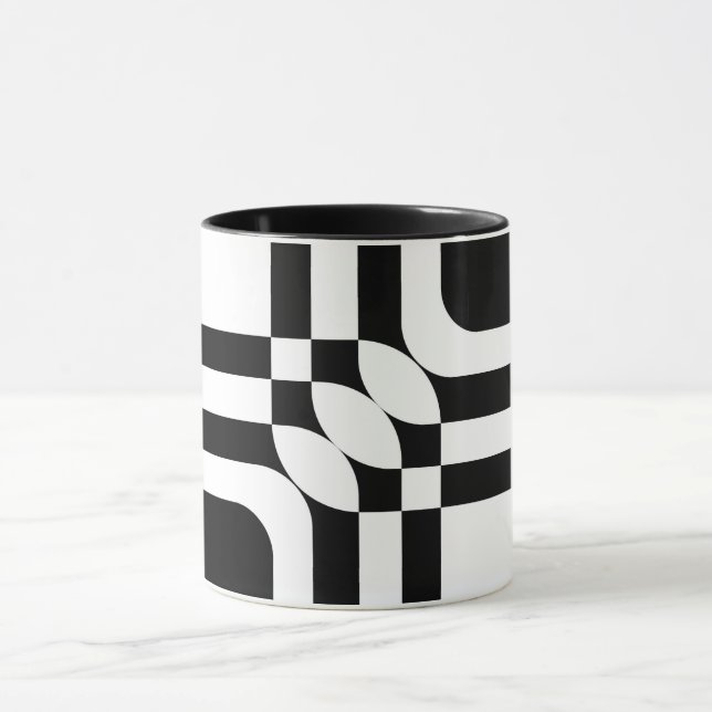 Taza Fantasía en blanco y negro (Centro)