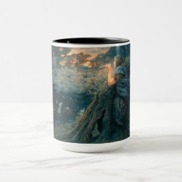 Taza Fantasía en Crepúsculo (por Edward Robert Hughes)
