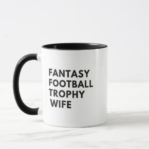 Taza Fantasía Trofeo de Fútbol Esposa Parejas divertida
