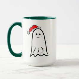 Taza Fantasma con Santa Hat